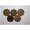 Image 1 : Flying Eagle One Cent; Various Dates & Conditions; Lot of 5; EST. $65-75
