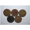 Image 2 : Flying Eagle One Cent; Various Dates & Conditions; Lot of 5; EST. $65-75