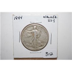 1944 Walking Liberty Half Dollar; EST. $15-20