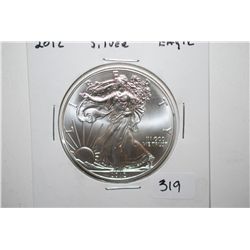 2012 Silver Eagle $1; EST. $35-45