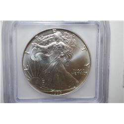 1993 Silver Eagle $1; ICG Graded MS69; EST. $40-60