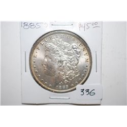 1885-O Silver Morgan $1; EST. $40-50