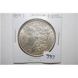 1897 Silver Morgan $1; EST. $40-50