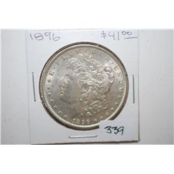 1896 Silver Morgan $1; EST. $40-50