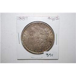 1889 Silver Morgan $1; EST. $40-50