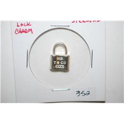 Tiffany & Co. Sterling Silver Lock Charm; .925 Silver; EST. $25-40