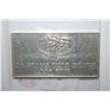 Image 2 : The Kennedy Mint Silver Ingot "Confederate Flag"; .999 Pure Silver 20 Grams; EST. $30-40