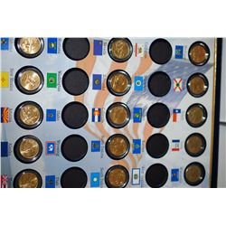 50 States Commerative Quarter Set Volume II; CLAD; INCOMPLETE; EST. $20-40