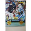 Image 1 : 1995 NFL Limited Edition Time Warp Collector's Edge Collectible Picture; Dick Butkus VS Marshall Fau
