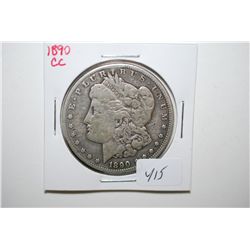 1890-CC Silver Morgan $1; EST. $100-125