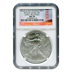 Certified Uncirculated Silver Eagle 2012(S) (Struck at