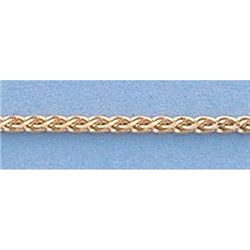 Pure Gold 16" 14k Gold-Yellow 1.1mm Wheat Chain 2.8g