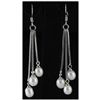 Image 1 : Natural 4.55g Freshwater Dangling Silver Earring