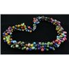 Image 2 : 18" MULTICOLOR RICE PEARL NECKLACE METAL LOCK PHILIPPIN