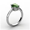 Image 1 : Tourmaline 0.90 ctw Ring14kt White Gold