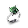 Emerald 6.10ctw Ring 14kt White Gold