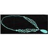 Image 2 : Natural 491.33ctw Turquoise Sterling Silver Necklace