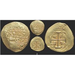 Mexico City, Mexico, cob 8 escudos, 1711J, from the 1715 Fleet.