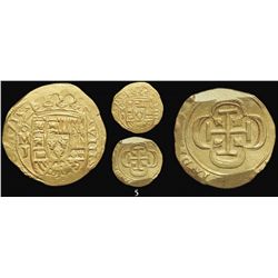 Mexico City, Mexico, cob 8 escudos, 1715J, from the 1715 Fleet.