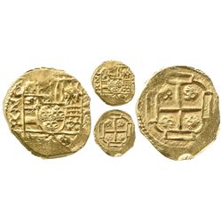 Mexico City, Mexico, cob 1 escudo, Philip V, assayer J (1705-10), from the 1715 Fleet, in custom box