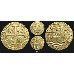 Lima, Peru, cob 8 escudos, 1711M, from the 1715 Fleet.