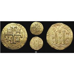 Lima, Peru, cob 8 escudos, 1713/2M, from the 1715 Fleet.