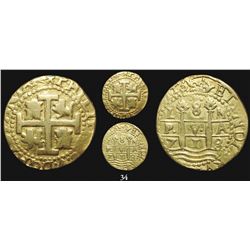 Lima, Peru, cob 8 escudos, 1713/2M, from the 1715 Fleet.
