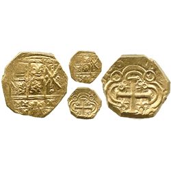 Bogota, Colombia, cob 2 escudos, 1706, from the 1715 Fleet.