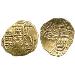 Bogota, Colombia, cob 2 escudos, 1714, from the 1715 Fleet.
