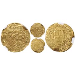 Seville, Spain, 1 escudo, Charles-Joanna, assayer * to left, mintmark S to right, encapsulated NGC M