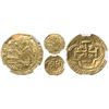 Image 1 : Toledo, Spain, cob 1 escudo, Philip II, assayer M below oT mintmark to left, denomination oI to righ