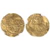 Image 1 : Toledo, Spain, cob 1 escudo, Philip II, assayer M to right, mintmark T to left, encapsulated NGC XF