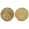 Image 1 : Potosi, Bolivia, bust 8 escudos, Charles III, 1791PR, non-laureate bust, rare (missing in Eliasberg)