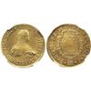 Image 1 : Santiago, Chile, bust 8 escudos, Ferdinand VI, 1751J, from the Luz (1752), encapsulated NGC AU 58.