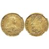 Image 1 : Santiago, Chile, bust 4 escudos, Ferdinand VI, 1749J, from the Luz (1752), encapsulated NGC AU 58.
