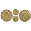 Image 1 : Bogota, Colombia, bust 1 escudo, Charles IV, 1806JJ, encapsulated NGC AU 58, finest known graded by
