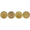 Image 1 : Lot of 2 Ecuador (struck in Birmingham, England) 10 sucres, 1898 and 1900.