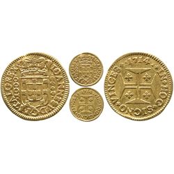 Lisbon, Portugal, 1000 reis, Joao V, 1714.