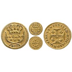 Lisbon, Portugal, 400 reis, Joao V, 1723.