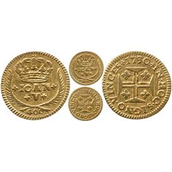 Lisbon, Portugal, 400 reis, Joao V, 1730.