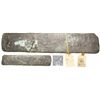 Image 1 : Long, thin, flat "tumbaga" silver bar #1161, 3 lb 1 oz av, marked with assayer/owner B~Vo, serial RC