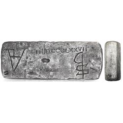 Large shipwreck Atocha silver Ingot