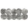 Image 1 : Lot of 5 Mexico City, Mexico, cob 4 reales, Philip II, assayers O or F (where visible).