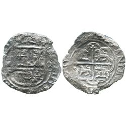 Mexico City, Mexico, cob 8 reales, Philip III, assayer F.