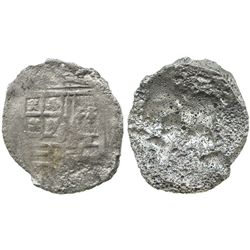 Mexico City, Mexico, cob 8 reales, Philip III, assayer not visible, ex-Mendel Peterson collection.