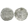 Image 1 : Potosi, Bolivia, cob 8 reales, Philip II, assayer B (5th period), Grade-1 quality but Grade 2 on the