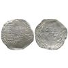 Image 1 : Potosi, Bolivia, cob 8 reales, Philip III, assayer Q, Grade-1 quality but no Grade on certificate.