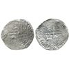 Image 1 : Potosi, Bolivia, cob 8 reales, 1617M, bold date at 7 o'clock, quadrants of cross transposed, Grade 1