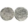 Image 1 : Potosi, Bolivia, cob 8 reales, (16)18(T), Grade 2.