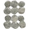 Image 1 : Lot of 6 Potosi, Bolivia, cob 8 reales, Philip III, assayers R, Q, M and T (where visible), all Grad
